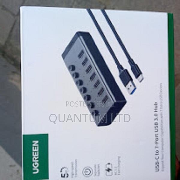 Ugreen 7-Port Powered Usb 3.0 Hub Uk Power Adaptor – Cm481
