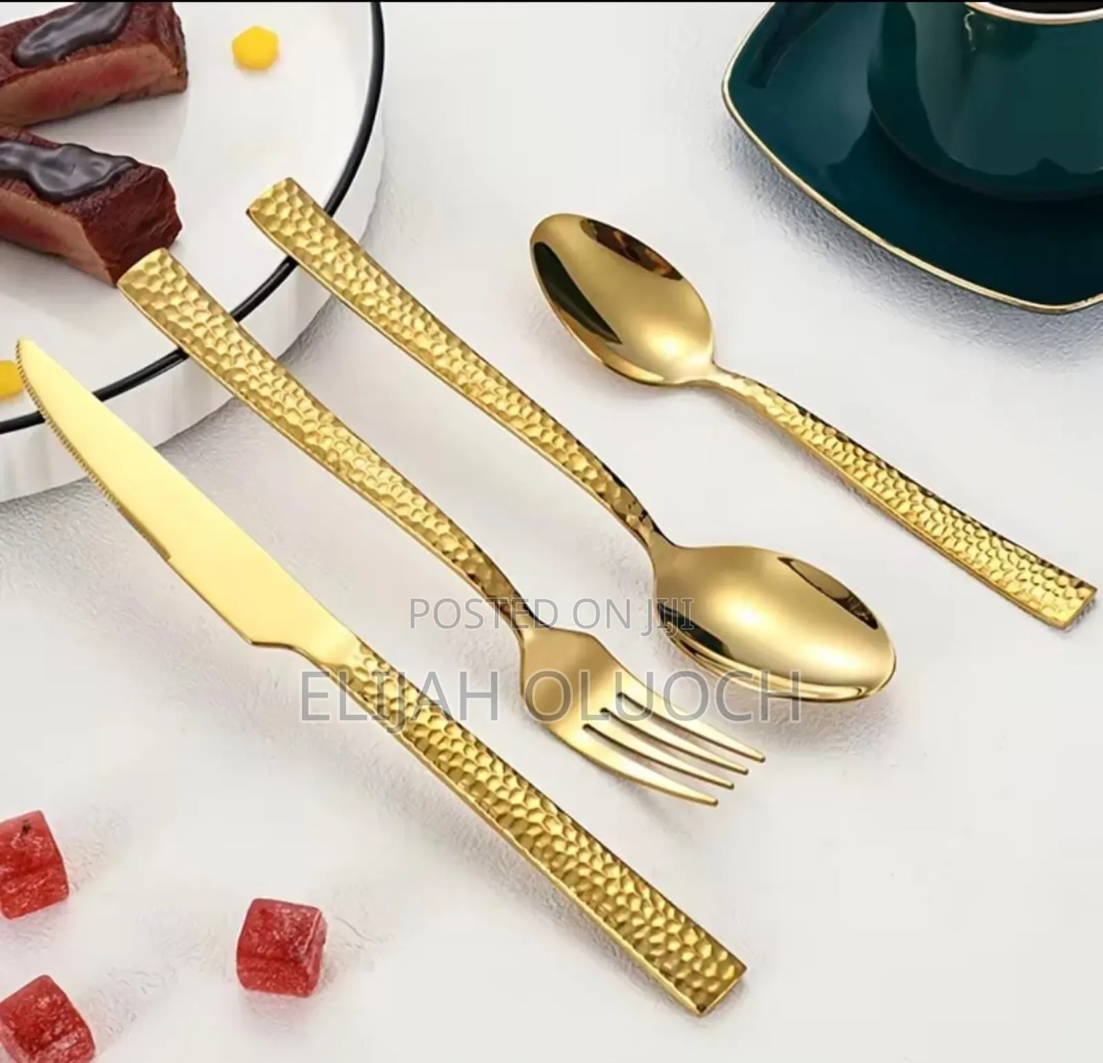 24pcs Luxury Cutlery Set Stainless Steel Now Available.