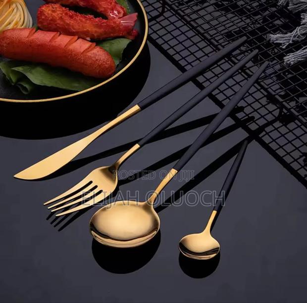 24pcs Luxury Cutlery Set Stainless Steel Now Available