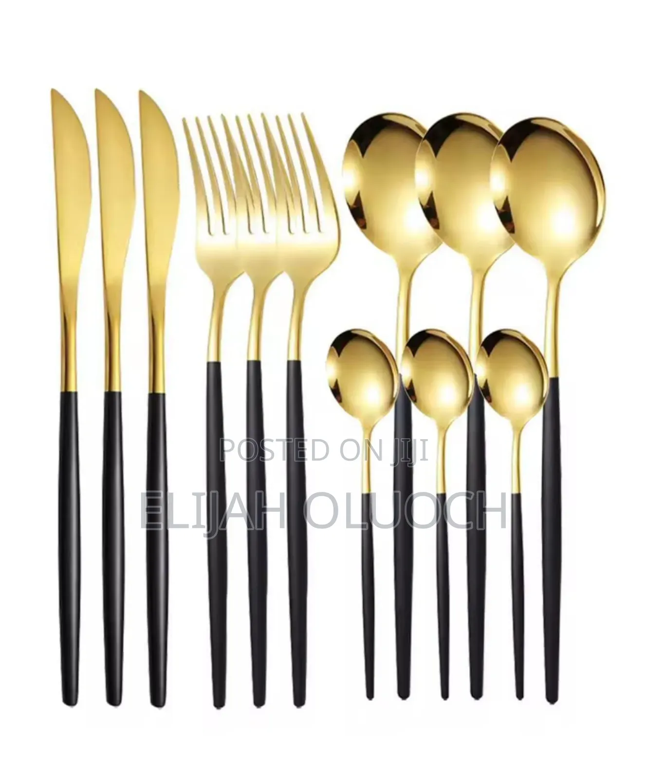 24pcs Luxury Cutlery Set Stainless Steel Now Available