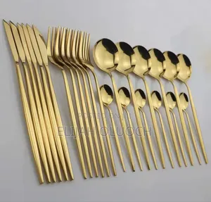 24pcs Luxury Cutlery Set Stainless Steel Now Available