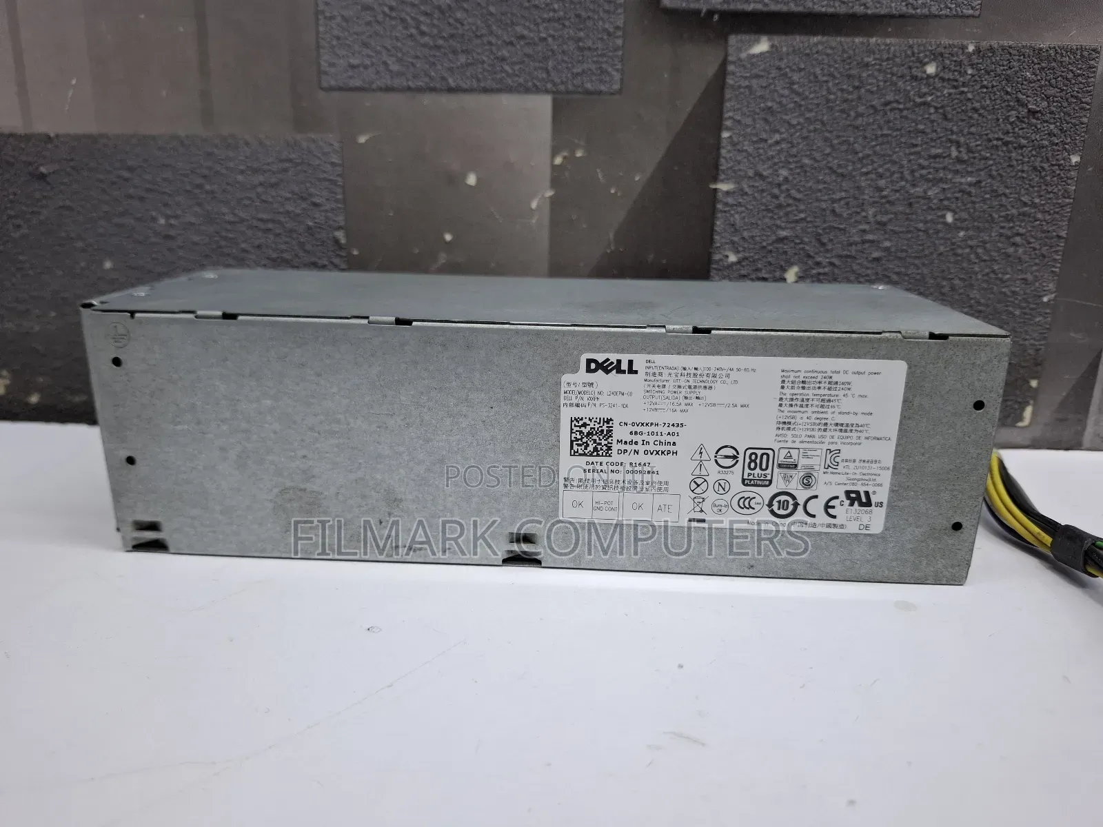 Dell Optiplex 3040 5040 7040 3656 240w Power Supply L240epm-00