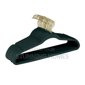 10 Non Slip Velvet Hangers