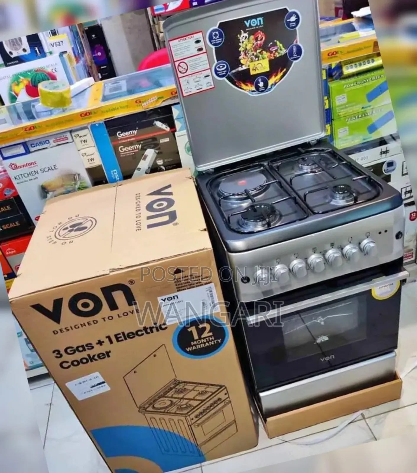 Standing Oven, Von With Automatic Ignition