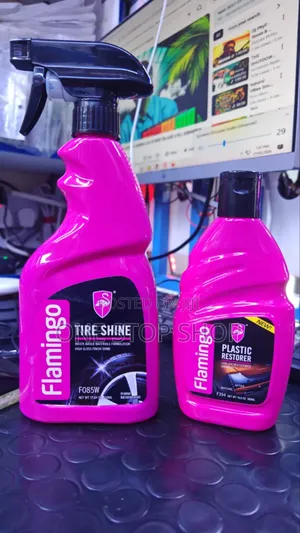 2in1 Flamingo Tire Shine and Plastic Restorer