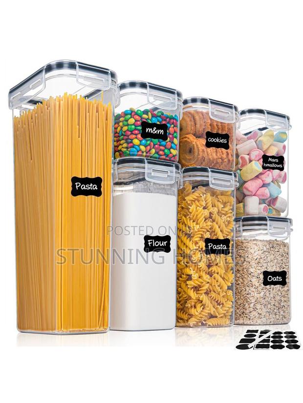 7 Piece Food Storage Airtight Containers - thumbnail 2
