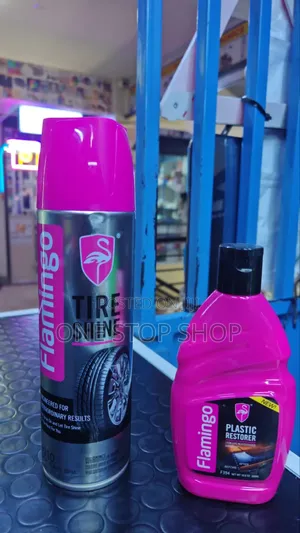 2in1 Tire Shine and Plastic Restorer Combo Car Care Kit