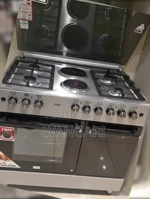 Mika Standing Cooker Restocked, 4gass 2 Hot Plate