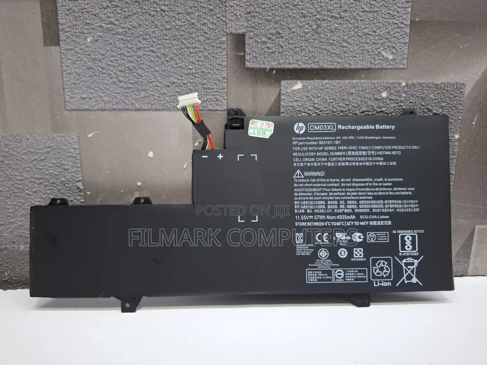Original Om03xl Laptop Battery For Hp Elitebook X360 1030 G2 Series