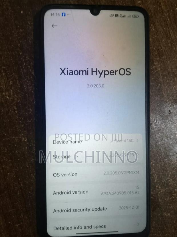 Xiaomi Redmi 13C 256 GB Black - main view