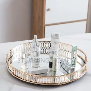 Large Vanity Tray With a Mirror