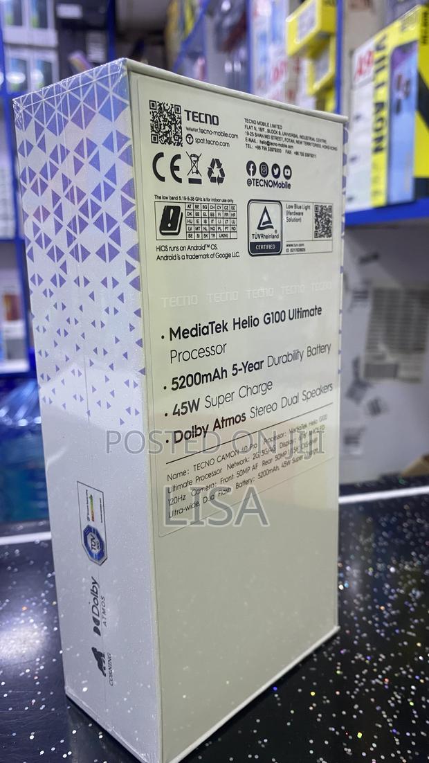 New Tecno Camon 40 Pro 4G 256 GB Green - thumbnail 4