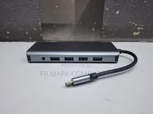 Type-c To Hdtv 12 In 1 Type-c+2hdtv+3usb3.0+Usb2.0 Vga+Sd+Tf+Audio+Lan