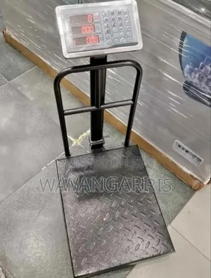 Black New 300kgs Platform Weighing Scale