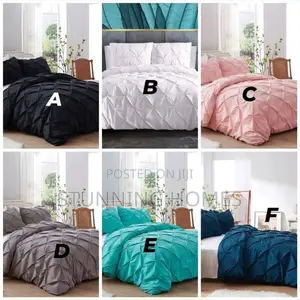 Pinch Pleat Cross Pintuck Duvet Cover