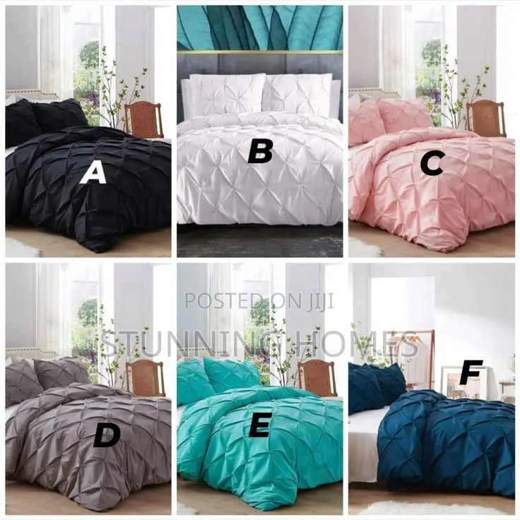 Pinch Pleat Cross Pintuck Duvet Cover
