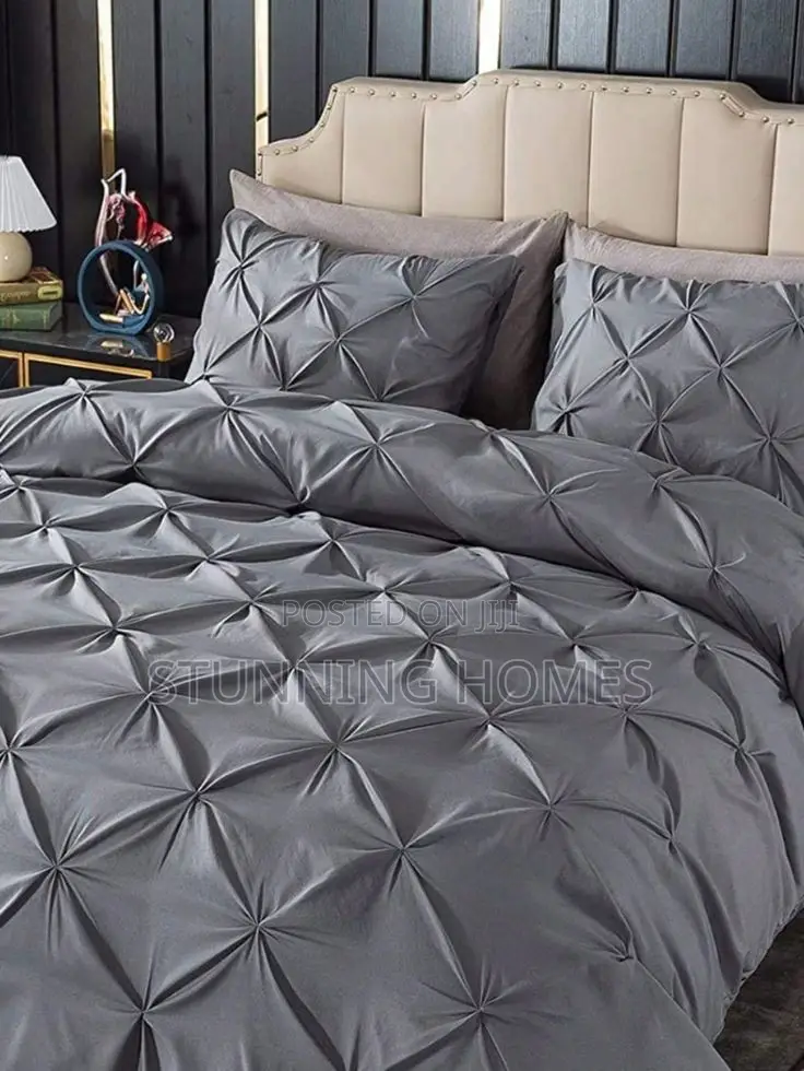 Pinch Pleat Cross Pintuck Duvet Cover