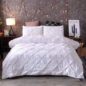 Pinch Pleat Cross Pintuck Duvet Cover