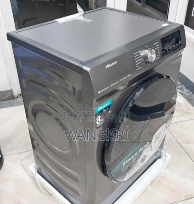 Colour Grey New Hisense 8kgs Wash and Dry Washing Machine