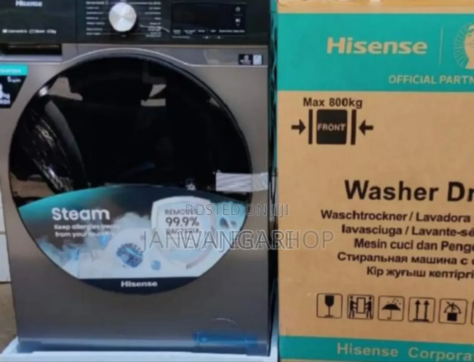 Restocked Original Hisense 8kgs Wash and Dry Washing Machine