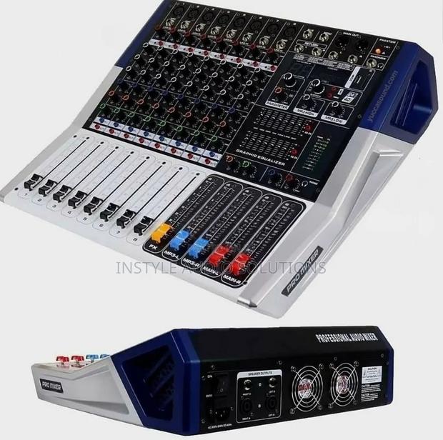 8 Channels Pro Powered Mixer Usb/Bluetooth 1500w Pay on Delivery