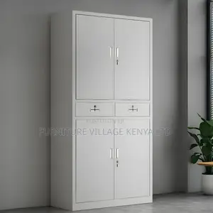 Office Cabinet; Modern 4-door Office Storage Cabinet