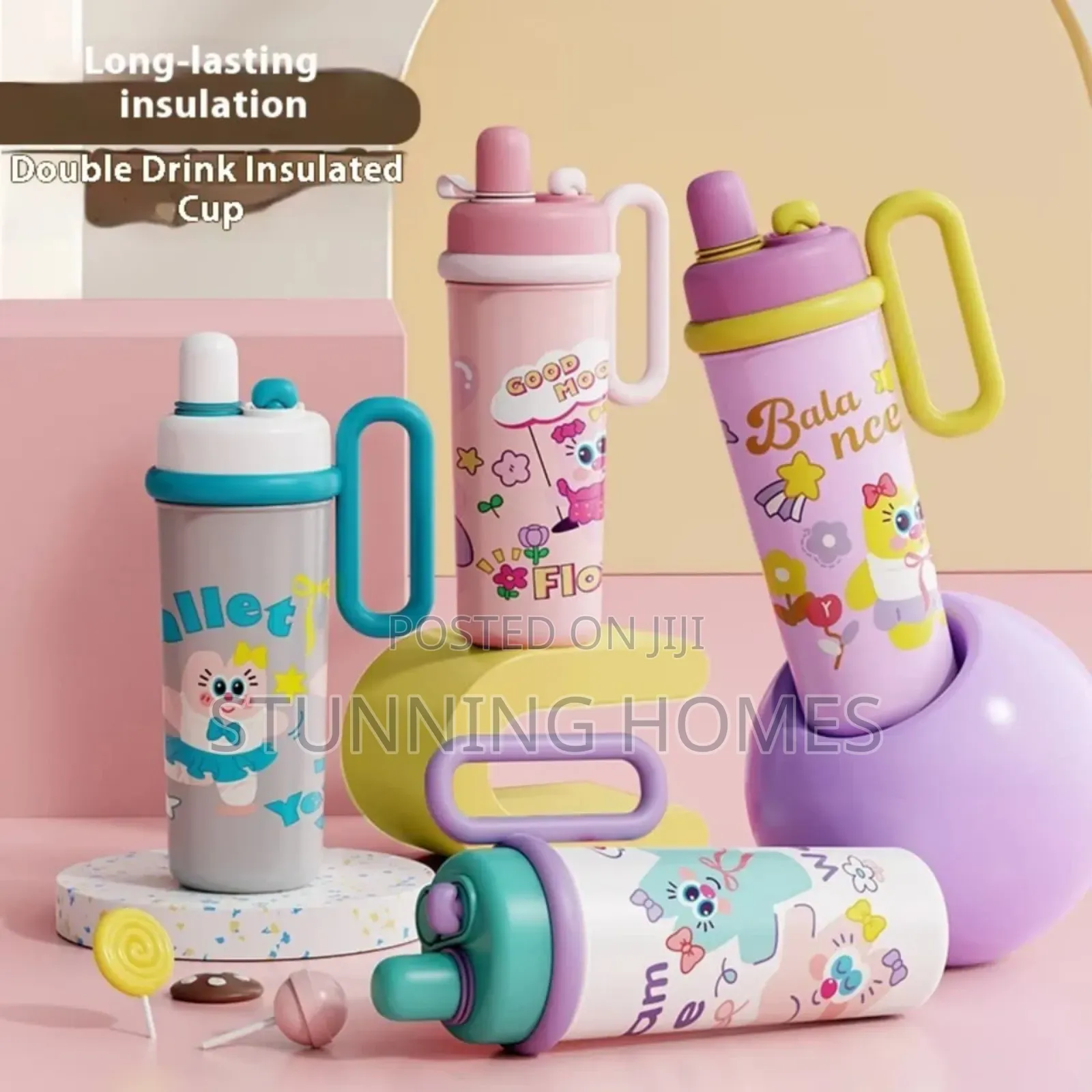 Kids Good Quality Portable Thermal Mugs