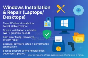Windows Installation Repair (Laptops/Desktops) in Kenya