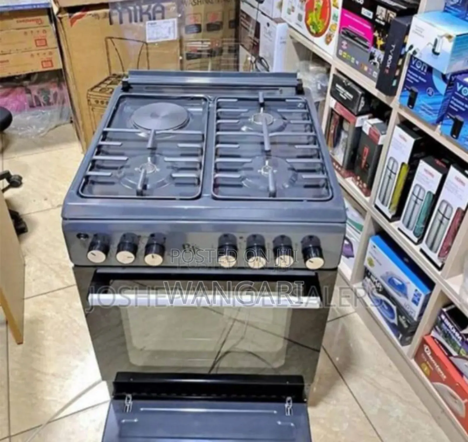 Color Grey New BJS Cooker 60by60 Standing Cooker