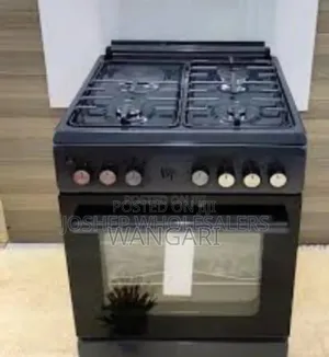Colour Black New BJS Cooker 60by60 Standing Cooker