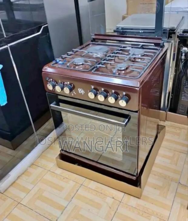 Colour Brown BJS Cooker 60by60 Standing Cooker