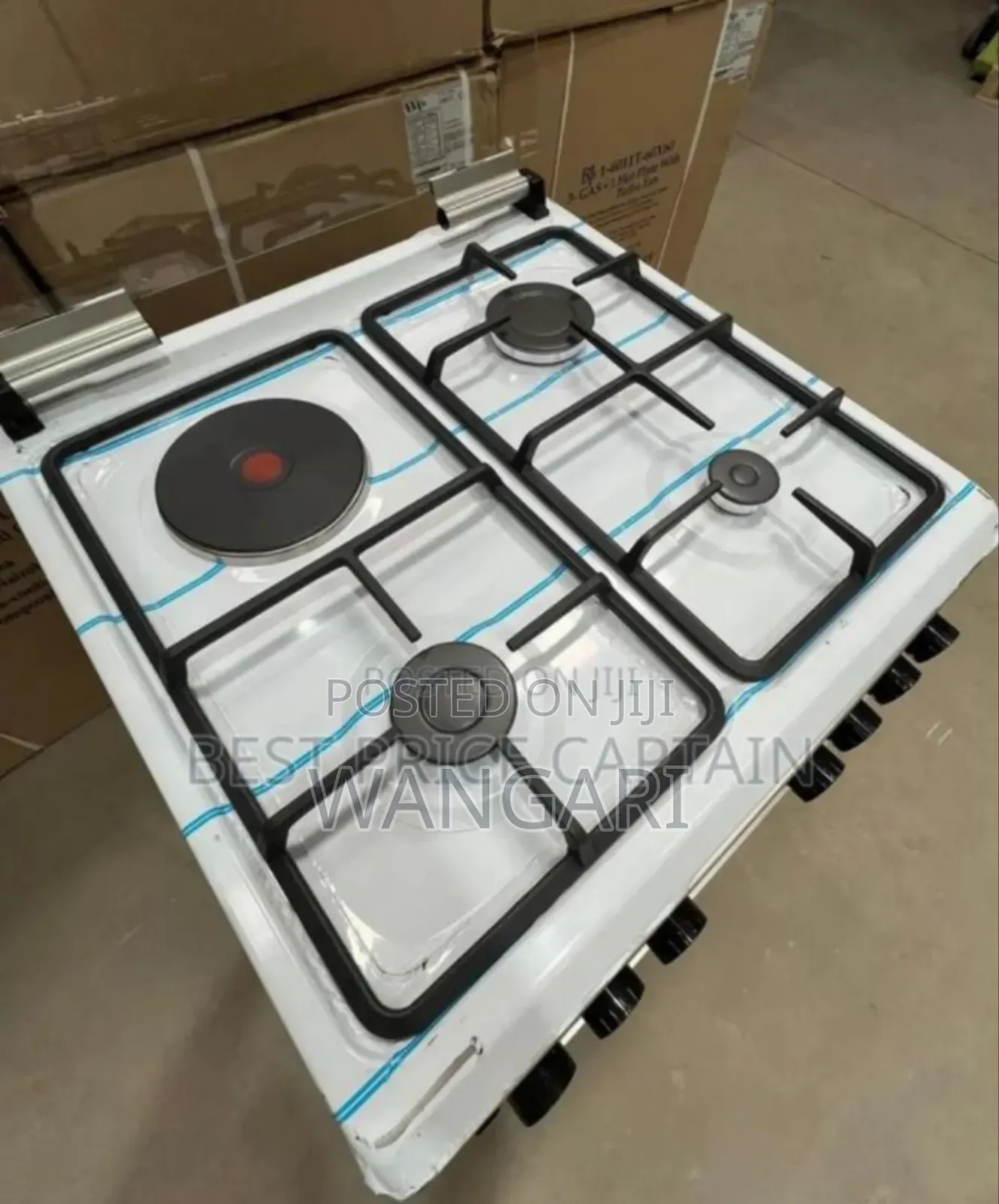 Colour White New BJS Cooker 60by60 Standing Cooker