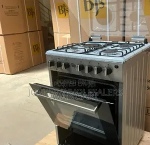 Colour Silver BJS Cooker 60by60 Standing Cooker