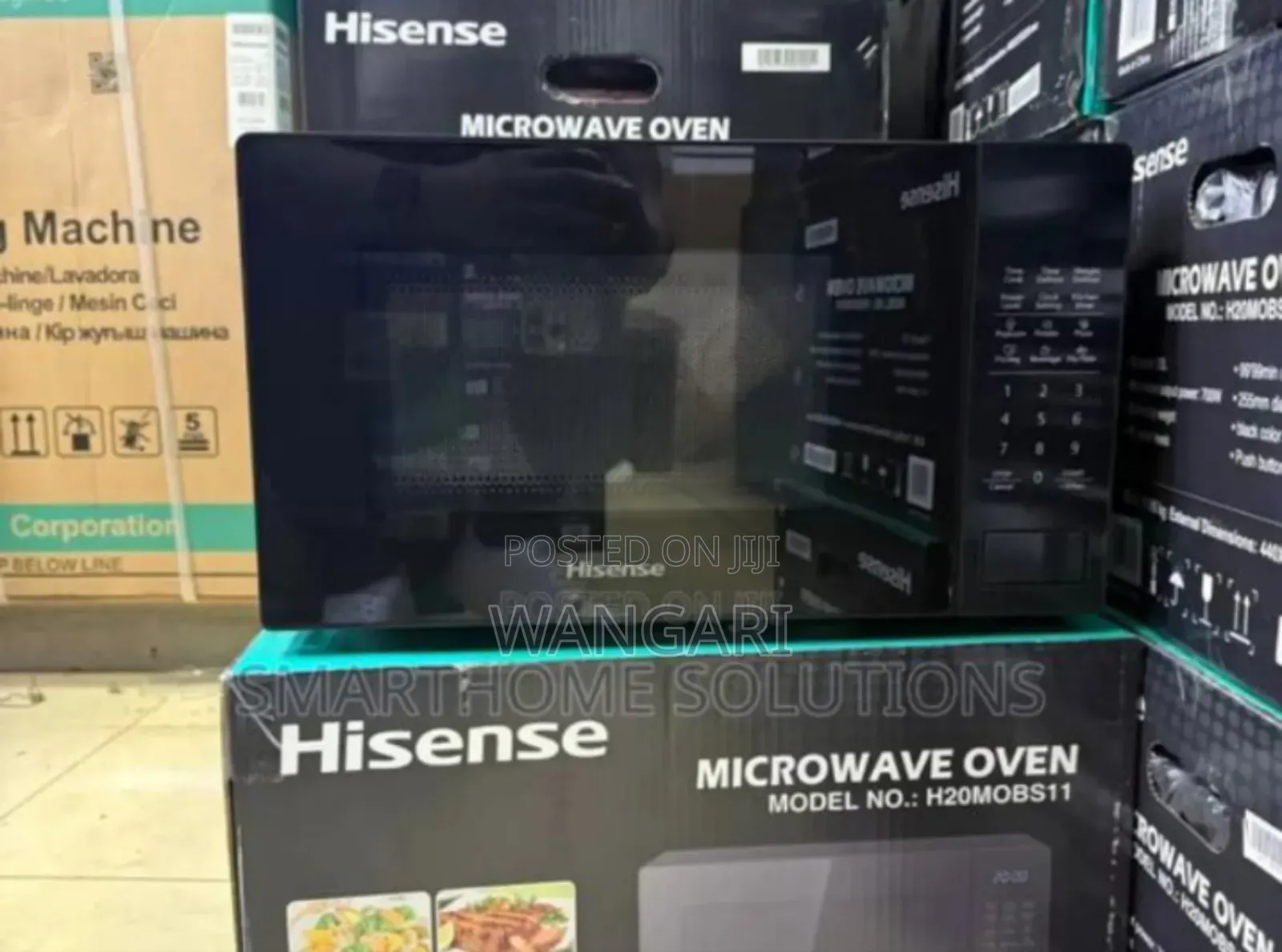 Colour Black Hisense 30l Digitla Microwave