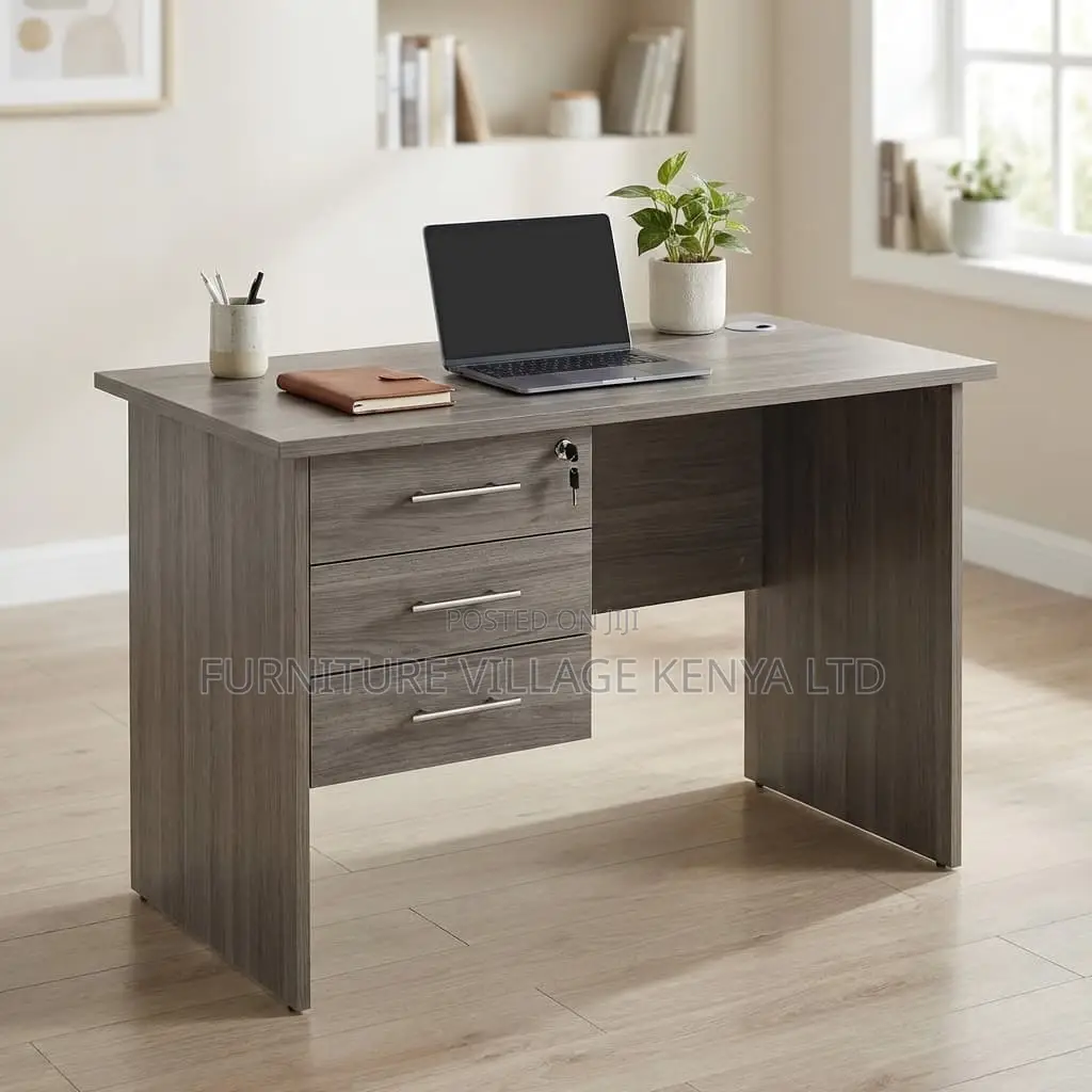 Office Desk; 120mm Home Office Study Desk With Drawers