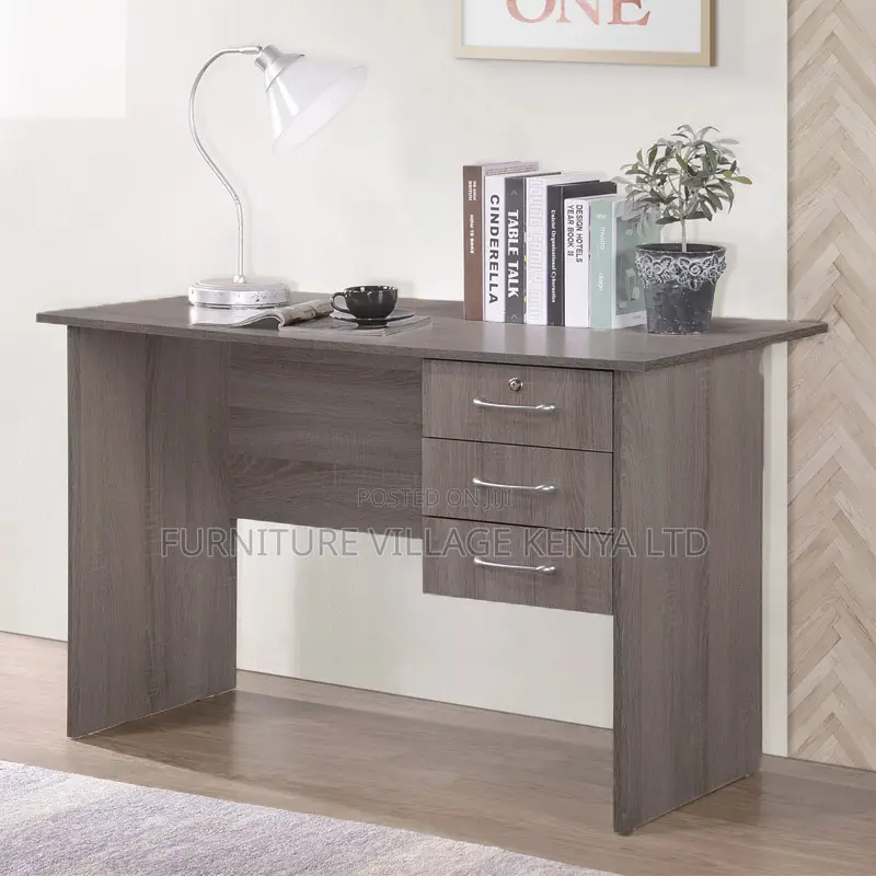 Office Desk; 120mm Home Office Study Desk With Drawers