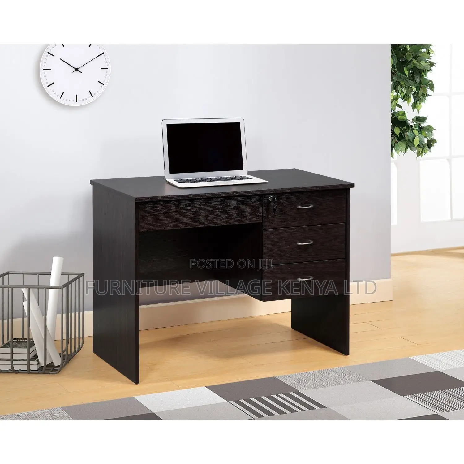 Office Desk; 120mm Home Office Study Desk With Drawers
