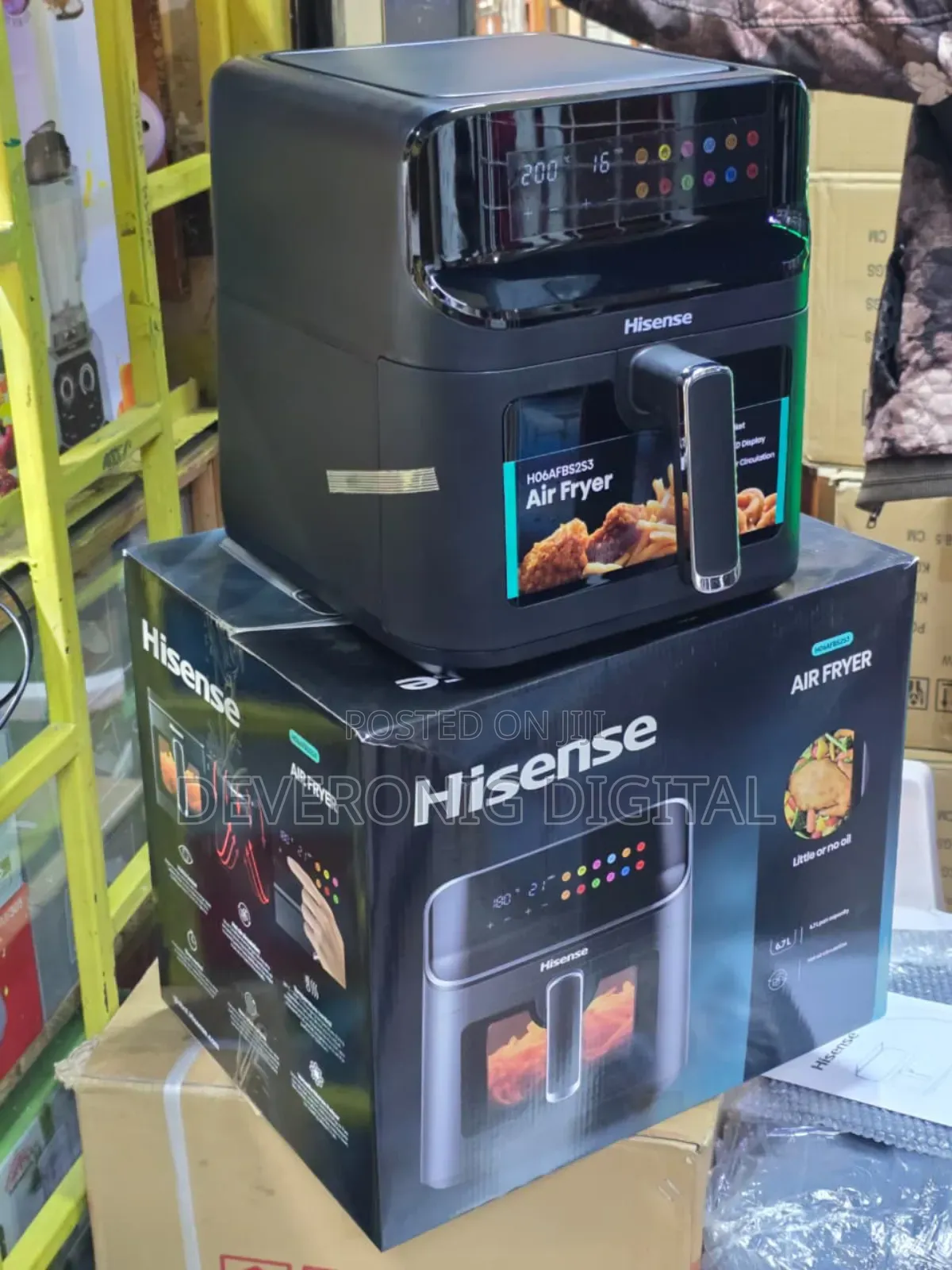 *Hisense 6 Litres Air Fryer Single*