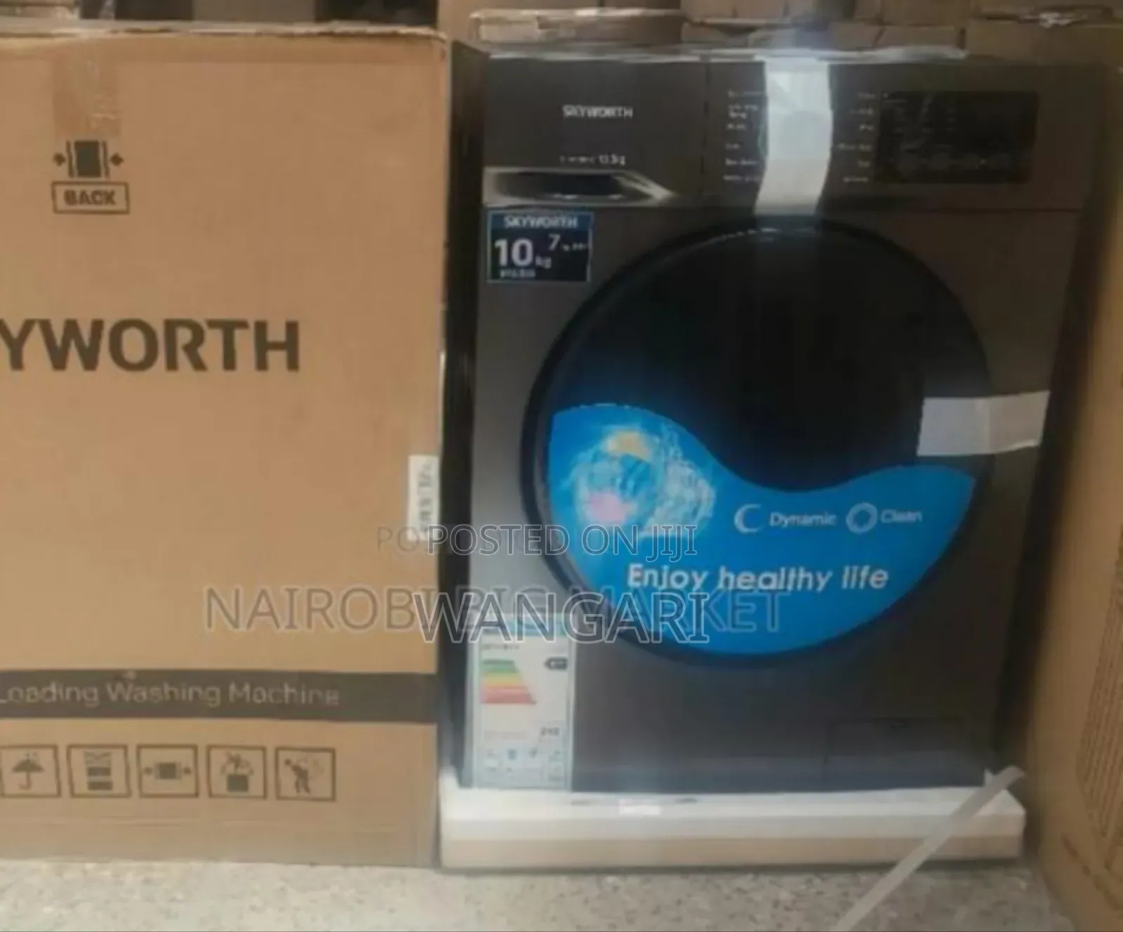 Colour Grey Syworth 12kgs Wash and Dry Washing Machine
