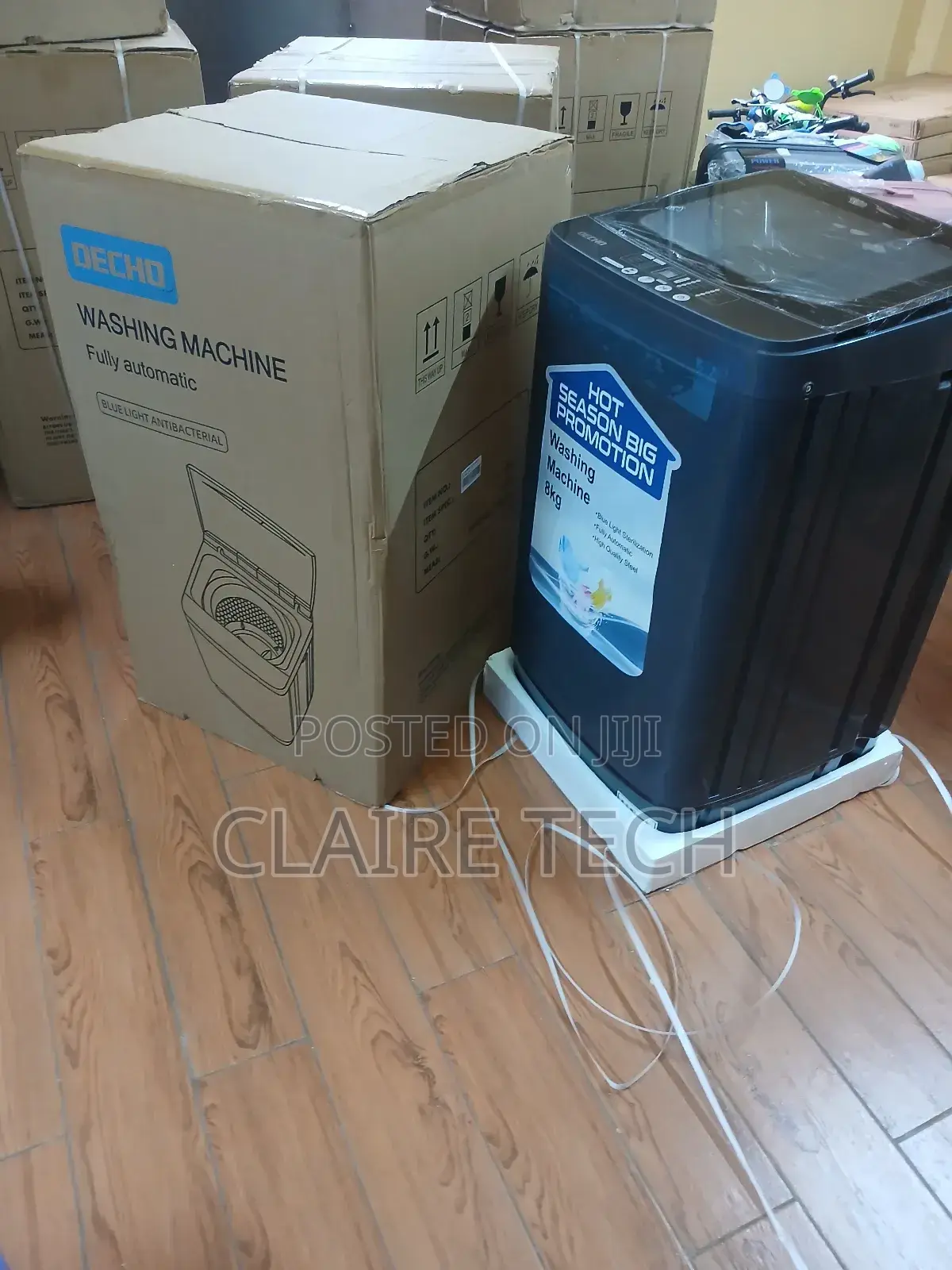 Decho 10kg Fully Automatic Top Loader Washing Machine