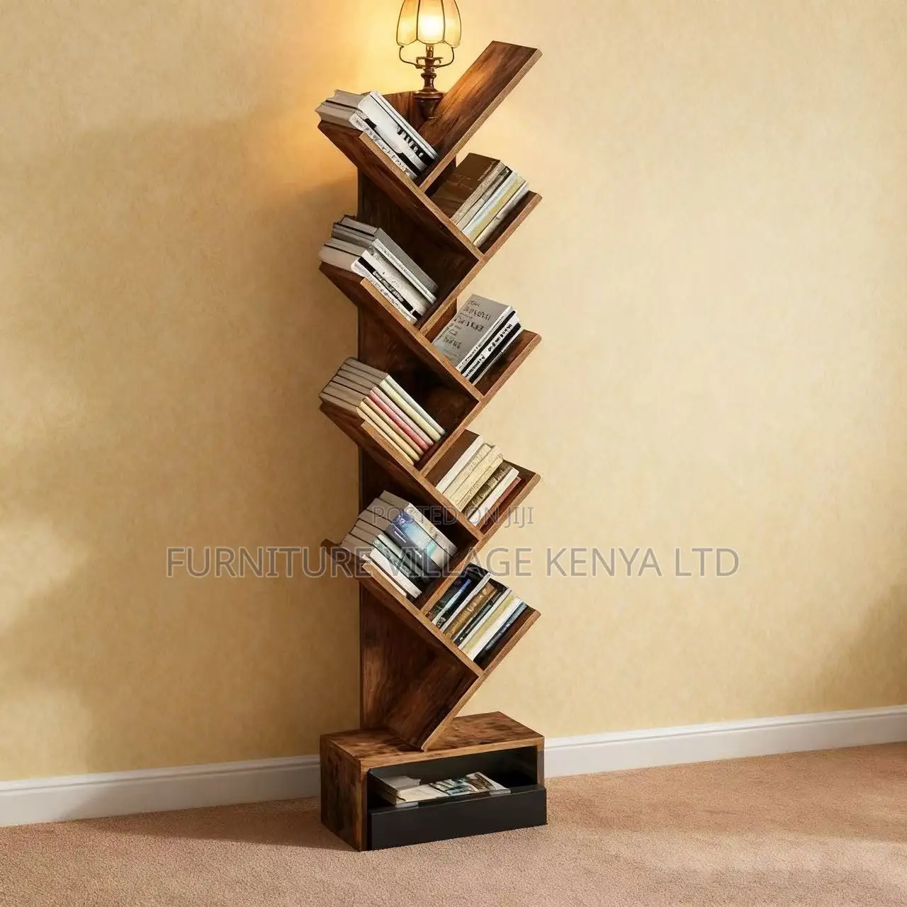 Office Cabinet; 10 Tier Home Office Tree Bookshelf
