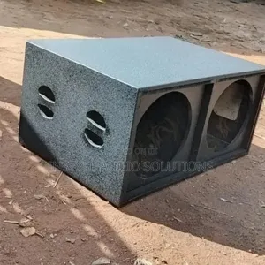 Top Quality 18" Empty Double Bass Box Speaker Built on Marine Board
