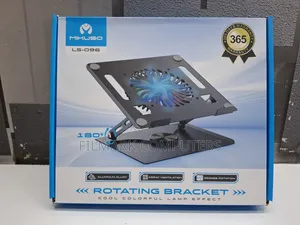 Mikuso Ls-096 Adjustable Laptop Stand With Rgb Cooler Fan – 360 Degree
