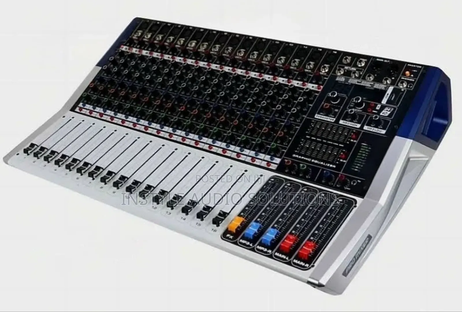 16 Channels Pro Powered Mixer Usb, Bluetooth, 2000w Pay on Delivery