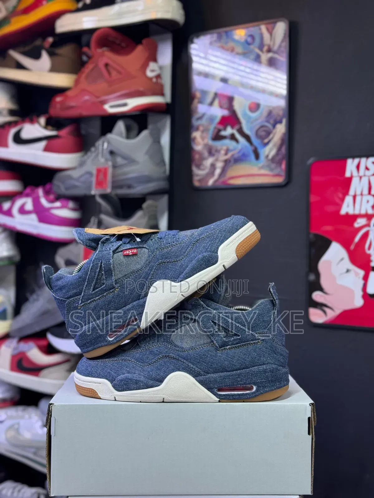 Denim Jordan 4s