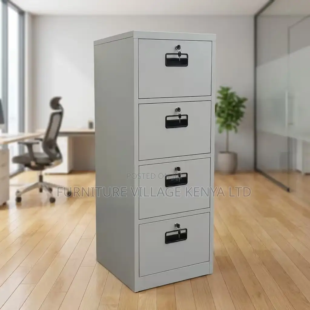 Office Cabinet; 4-drawer Office Filing Cabinet