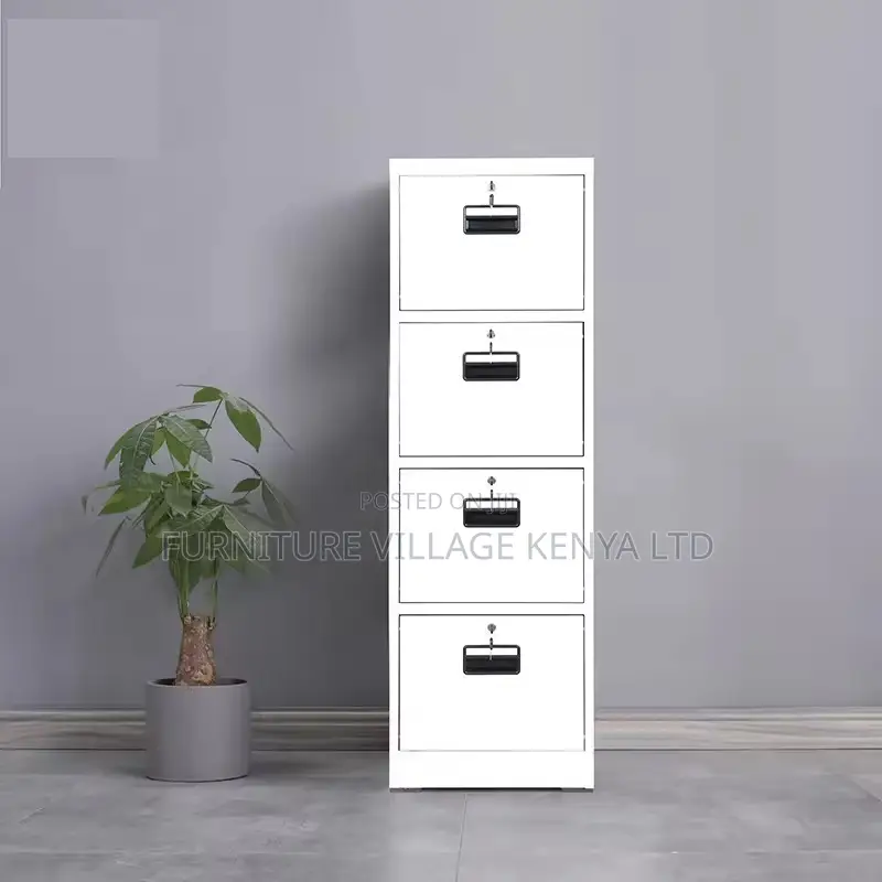 Office Cabinet; 4-drawer Office Filing Cabinet