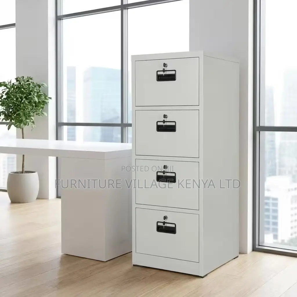 Office Cabinet; 4-drawer Office Filing Cabinet