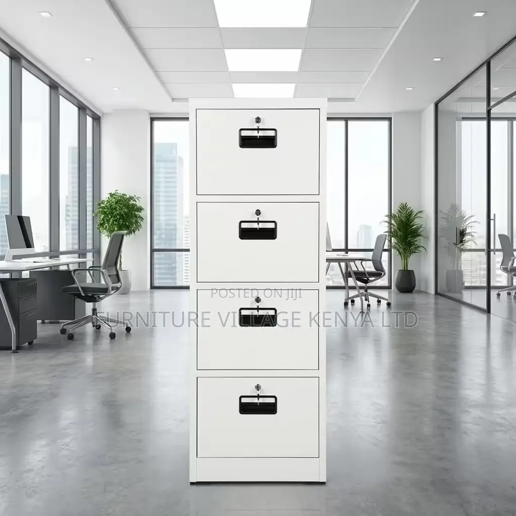 Office Cabinet; 4-drawer Office Filing Cabinet
