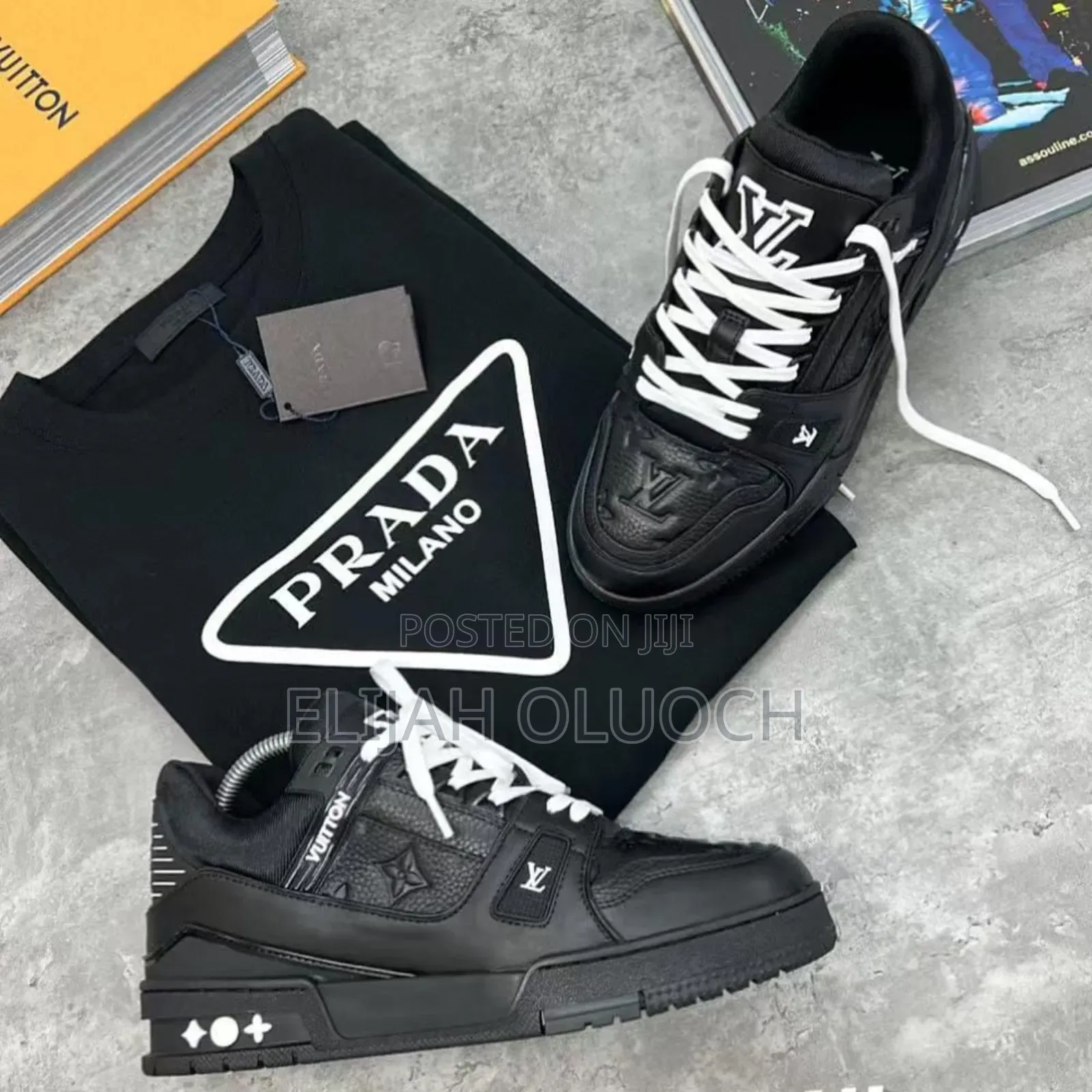 Louis Vuitton Trainer Embossed Monogram 🐾

Quality 👌🏾